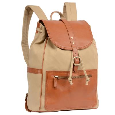 China Large Capacity Portable Soft Design Zipper Metal Fastening Band Men's Leather Backpack for sale