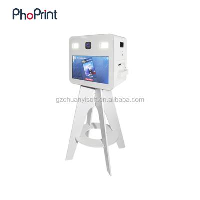 China Indoor Easy Automatic Photography Studio Open Air Camera Photo Booth Kiosk for sale