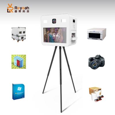 China Easy Color To Carry Out D Series Photo Booth Advertising Photo Booth Digital Signage Kiosk for sale