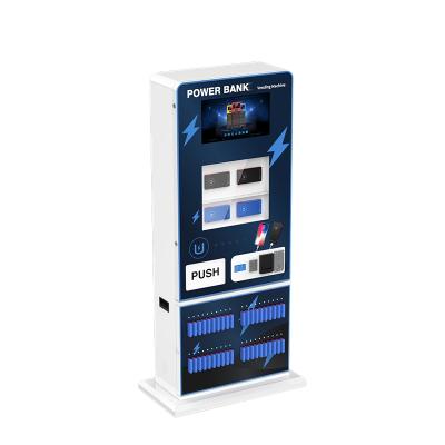 China Subway Station Power Bank Vending Machine Mobile Phone Charging Vending Machine For Shopping Mall for sale