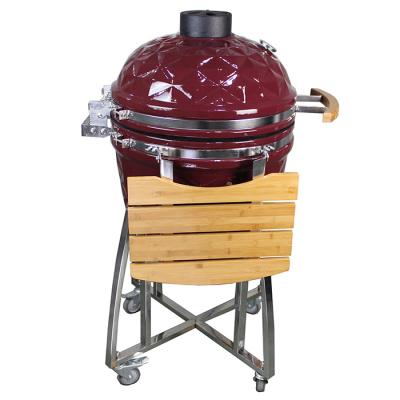 China 22 Inch Adjustable Height Charcoal BBQ Grill Cart Outside Barbecue Kamodo Grill for sale