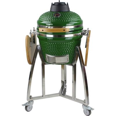 China Easily Assembled Metal Hardware And Heat Resistance Feature Ceramic BBQ Grill for sale