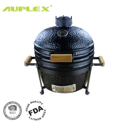 China 16 Inch BBQ Grill Kamado Ceramic Grill Adjustable Size Garden Product Wholesale for sale