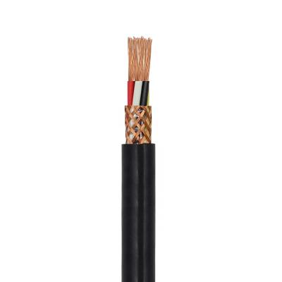 China High Quality 25 Core 0.5mm2 Machine Tools Productions 300/500V RVVP 12 Shielded Flexible Electrical Cable for sale