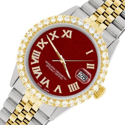 China Luxury Iced Out Round Mechanical Wristwatch Moissanite Diamond Automatic Watch Custom Stain Steel Date Top Brand Outlet for sale