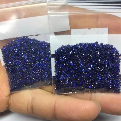 China No Sapphire 1.5mm Semi Gemstone Natural Blue Royal Blue Color Sapphire Stone Loose Gemstone for sale