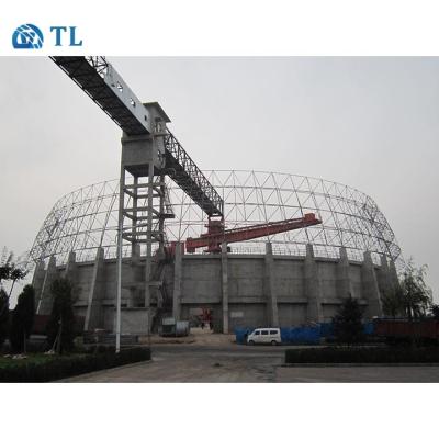 China Dome Space Frame Coal Storage Shed Industrial Prefab Lightweight Structural Building For Coal Power Plant Factory for sale