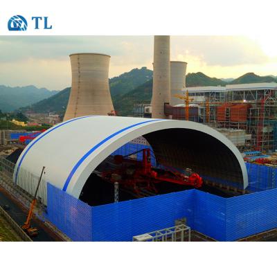 China Space Frame Storage Shed Structural Blanket Light Coal Firepower Plant for sale