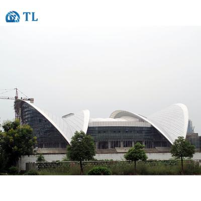 China Prefab Steel Sport Roofing Structural Truss Hall Stadium Roof for sale