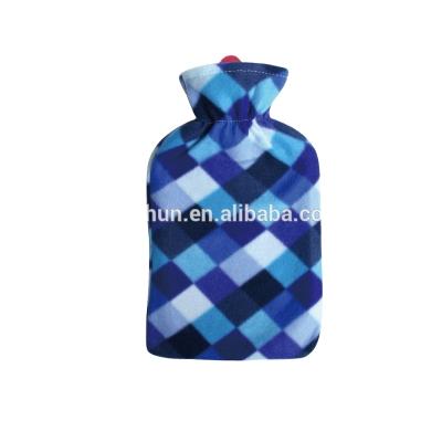 China High quality FLANNEL BS natural rubber standard hot water /bottle bag with cover for sale