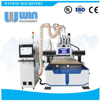 China Professional Pneumatic Changing ATC Woodworking Router 4 Heads Pneumatic Shops 4 Axis Building Material Tool for sale