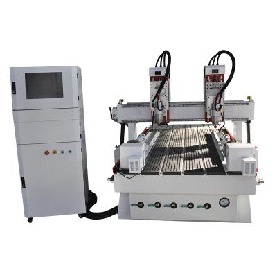 China High Speed ​​Building Material Shops Controller Mach3 Multi Head CNC Router Machine for sale