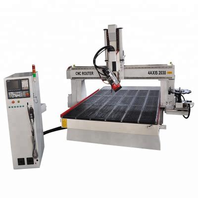 China Building Material Stores 4AXIS E2030W Wood CNC Router Machine for sale