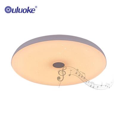 China Surface Mounted Dimmable Super Bright Blue Tooth 48W LED Smart Hallway Corridor Modern Indoor Ceiling Light for sale