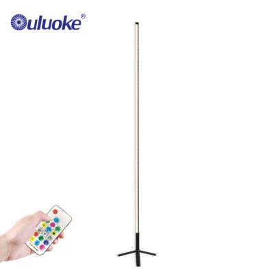 China Modern Nordic Minimalist Tripod Remote Control Smart Corner RGB Led Floor Lamp Light for sale