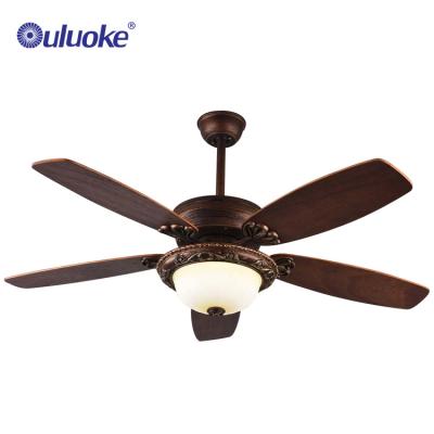 China 220V Modern 52 Inch Ceiling Fan Classic Decoration Fan For Study Room for sale