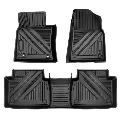 China All Weather Rubber Floor Mats For Toyota Camry Business Stripe 2017-2023 3D 5D Car Liners Mats 5 Seats LHD for sale