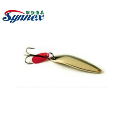 China Spoon Blade Metal Fishing Lure Brass Material Bass Flathead Bream 6cm 20g for sale