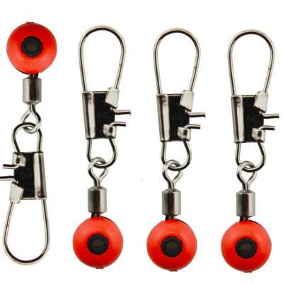 China Anti-Corrosion Fishing Line Sinker Slide Hook Clip Connector Bearing Swivel Snap for sale