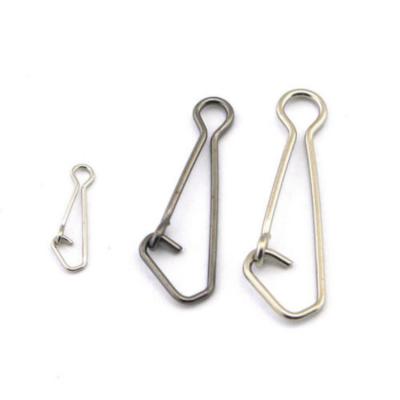 China Stainless Steel Fishing Tackle SNAP LINKS For Booms Swivels Zip Sliders Line Clips Sea Rigs for sale