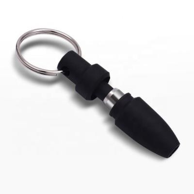 China Hot Selling Custom Cigar Punch Stainless Steel JOFI 2021 Good Quality Logo Black Color Plastic Cigar Punch Punches With Key Chain for sale