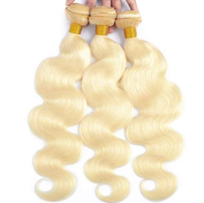 China Deep Wave Remy 613 Blonde Body Wave Hair Bundles Brazilian Hair Weave Bundles Bulk Buying Wholesale for sale