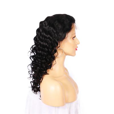 China Factory Wholesale Loose Hair FB Curl Full Lace Wig Cuticle Aligned for sale