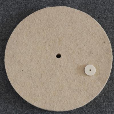 China fin wheel disc felt polishing wool felt wheel for ss and marble wool felt for sale