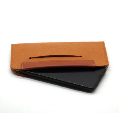 China hot selling china manufacturer felt wallet pocket bag with commonly used zipper for sale