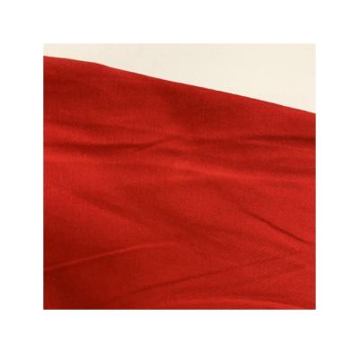 China High Quality Anti-static Skin Friendly Red 85 15 Cotton Jersey Canvas Fabric For Clothes for sale