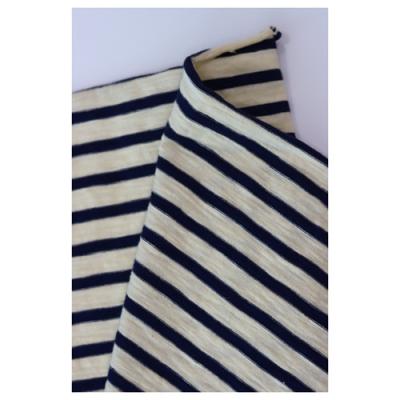 China Breathable Material Style Jersey Stripe TC Smooth Fabric For Home Textile-Curtain for sale