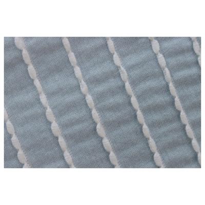 China Anti Pill Plain Style Fabric Wholesale Flannel 60 40cvc Hometextile Three Line for sale