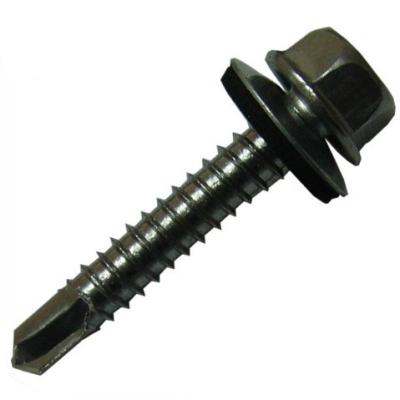 China Carbon Steel Head Hex Head Washer Self Drilling Screw for sale