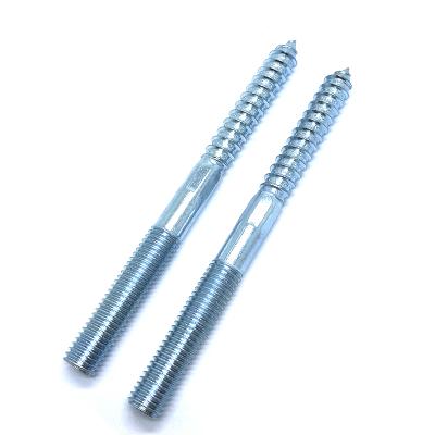 China Stainless Steel Double Head Thread Wooden Screw Hanger Bolt for sale