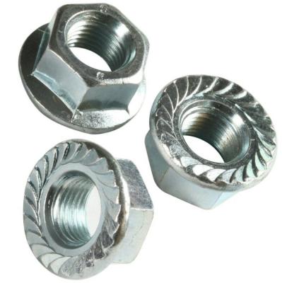 China Heavy Industry Flange Cap Nut Hex Slotted Flange Nut DIN6923 for sale