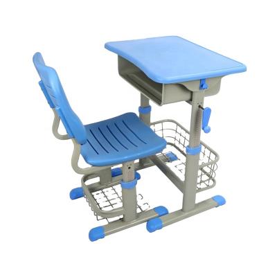 China Professional Standard Classic Height Adjustable Classroom School Furniture Creative Desk And Chairs for sale