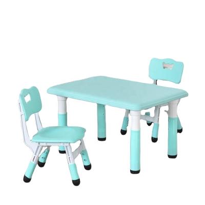 China New Design Kindergarten Modern Wholesale Child School Furniture Desk Study Table Chair For Children for sale