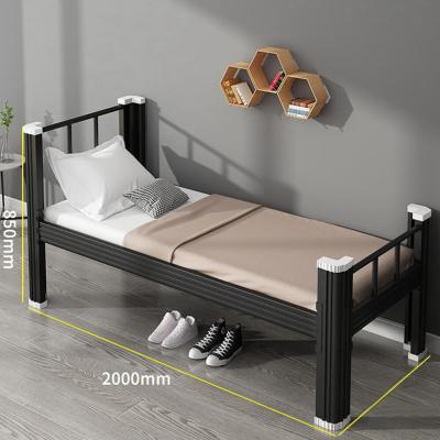 China Best Selling Heavy Duty Metal Bunk Beds Metal Peep Iron Beds Heavy Duty Double Layers Dormitory Bunk Beds For Adult Without Box for sale