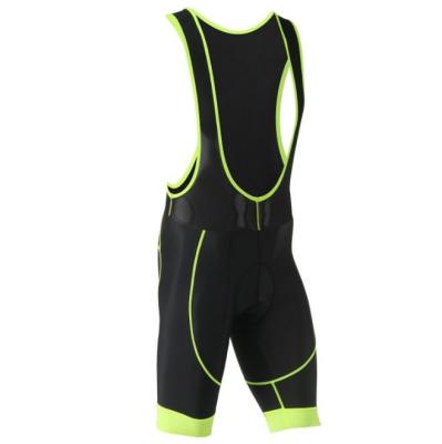 China Customized Logo Viable More Customized Mens Polyester/Spandex High Quality 3D Contrast Thickened Bib Cycling Shorts for sale