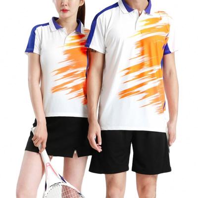 China OEM Men Women Tracksuit 2 Piece Badminton Tennis Sport Suits Sets ZZ-400385 for sale