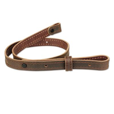 China Outdoor Hunting Genuine Leather Military Gun Sling Rifle Tactical Sling Buckle Buckle Accessories For Firearm Shot for sale