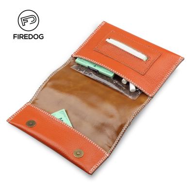 China Multifunctional Genuine Leather Tobacco Pouch Case For Tobacco Rolling Paper for sale