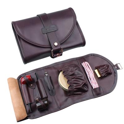 China Pocket Multifunctional Case Tobacco Pipe Genuine Leather Tobacco Pipe Bag For Smoking Pipes for sale