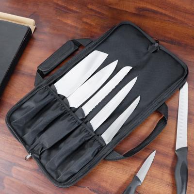 China Lightweight Custom Chef Knife Bag Durable Nylon Material Foldable Knife Carry Case for sale