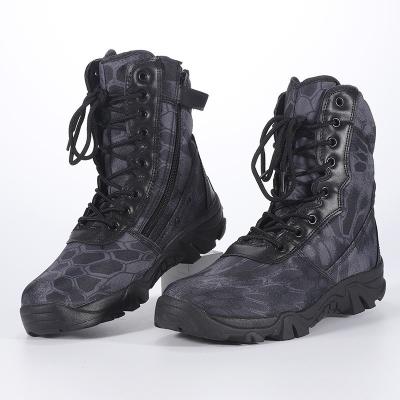 Chine Bottes des forces spéciales Bottes d'extérieur Bottes montantes Bottes de couleur camouflage Bottes tactiques à vendre