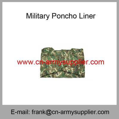 China Wholesale Cheap China Army Camping Woodland Camouflage Military Poncho Liner for sale