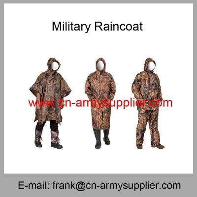 China Wholesale Cheap China Army Use Outdoor Waterproof Military Raincoat for sale