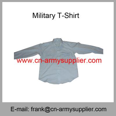 China Wholesale  Cheap China Army Police Wear Wool T/R Military Officer Shirt for sale