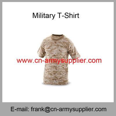 China Wholesale  Cheap China Military Camouflage Cotton Army T-Shirt en venta