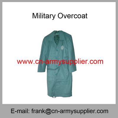 China Wholesale Cheap China Wool Acrylic Polyester Mixed Army Greatcoat for sale